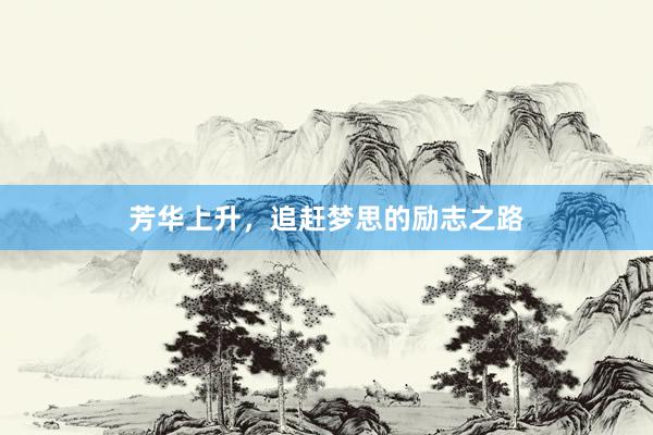 芳华上升，追赶梦思的励志之路